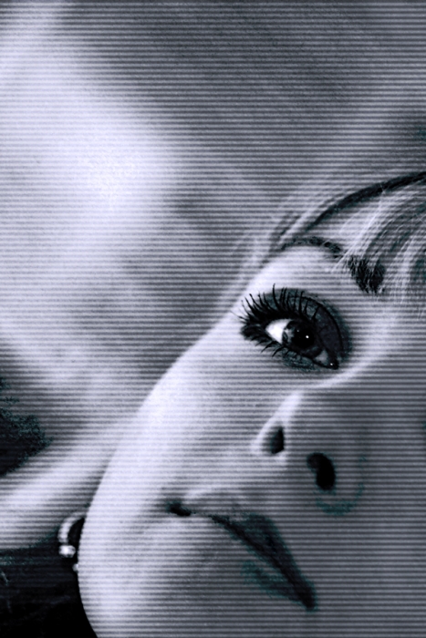 Blick auf den Bildschirm