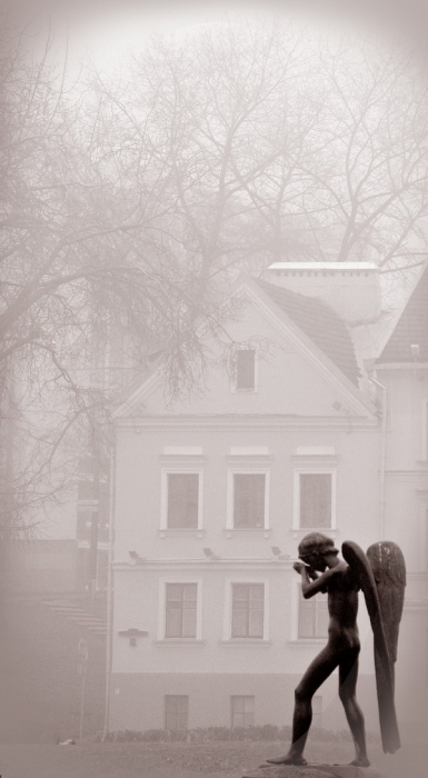 Skizzen mit Engel und Nebel