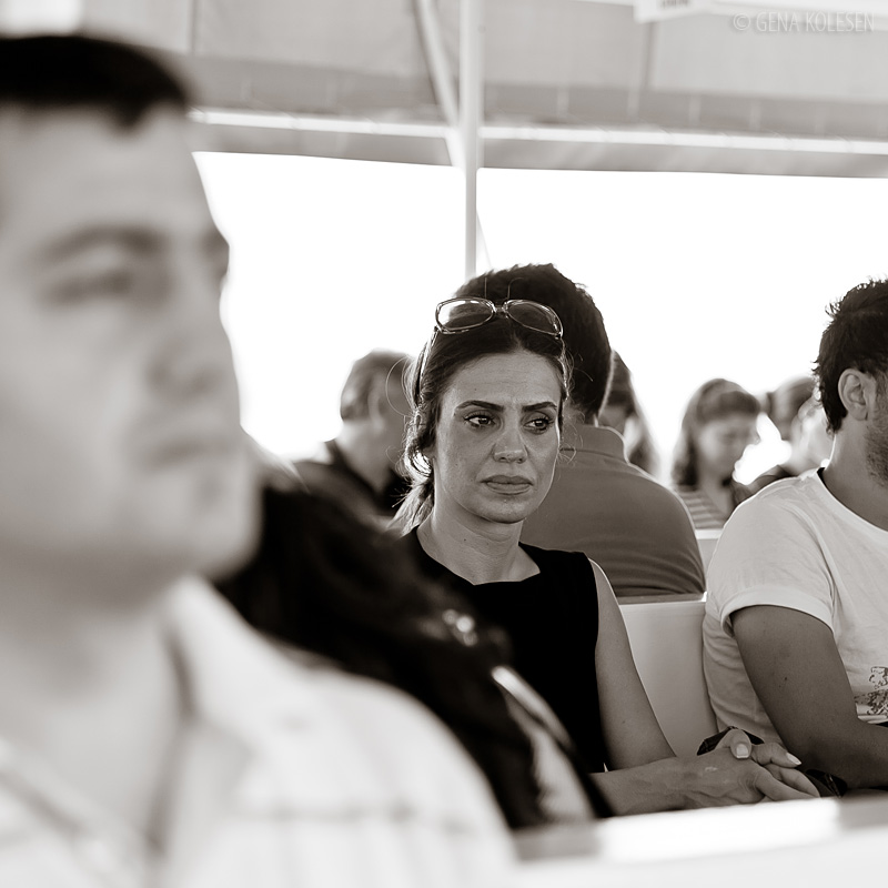 Blick auf das Meer ...