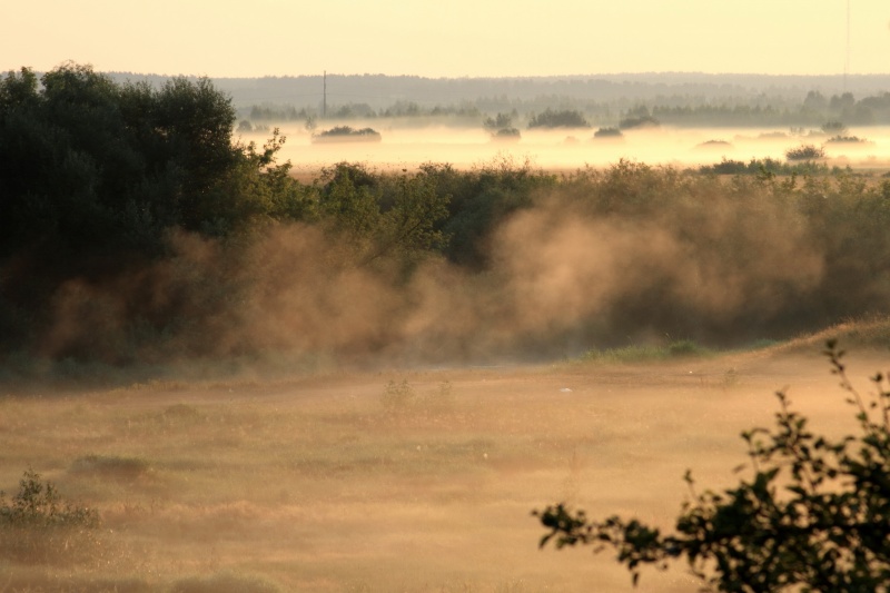 Morning heißen Tag.