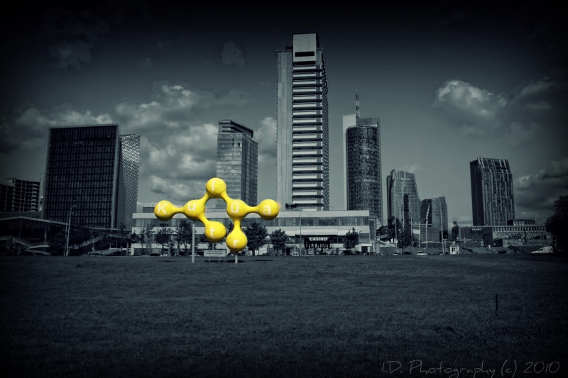 Between grey monsters