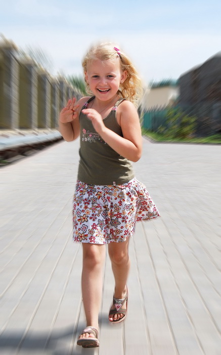 glückliche Kindheit