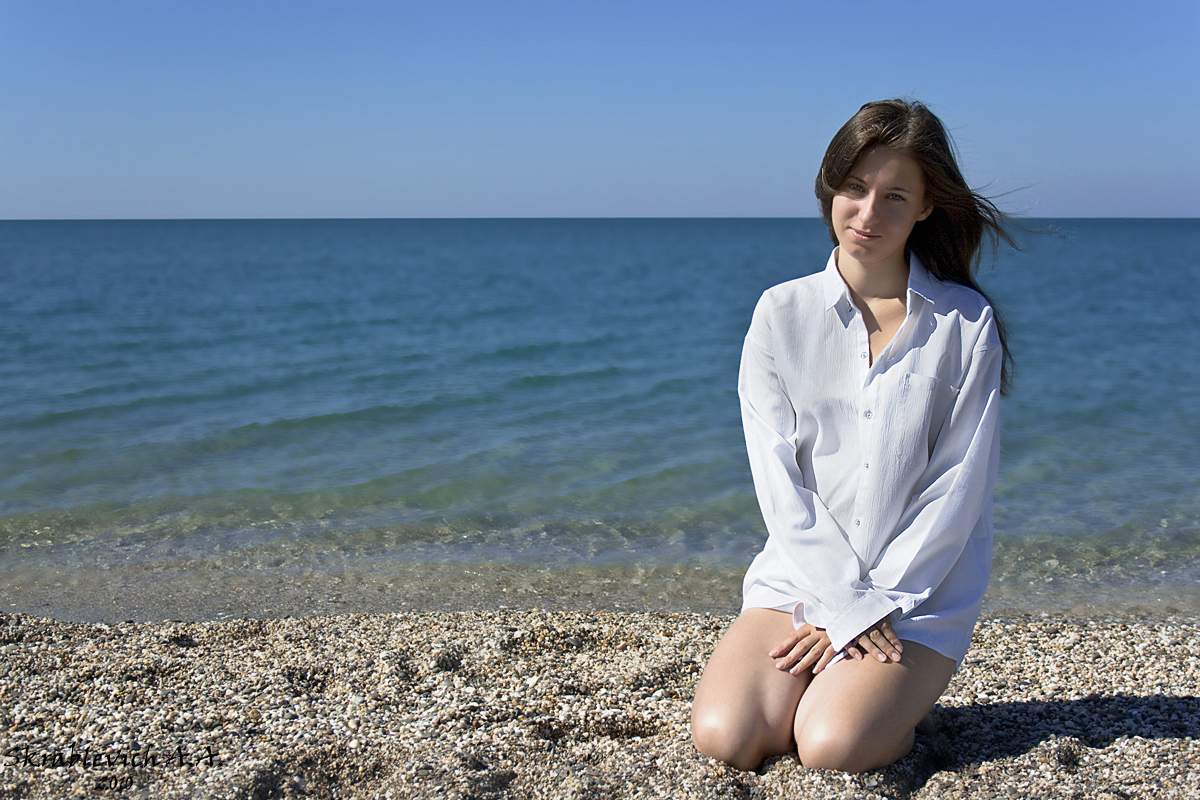 Mädchen und das Meer