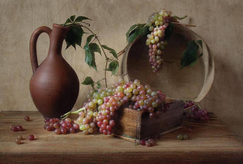 Mit Trauben