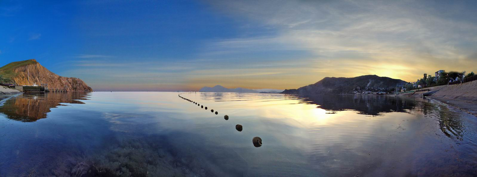 natürliche Reflexion von Ruhe und Frieden