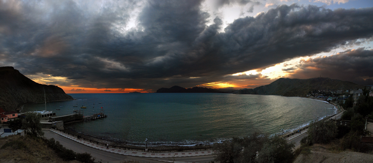 "Die Wolken sind aus dem Mittelmeerraum kommen ..."