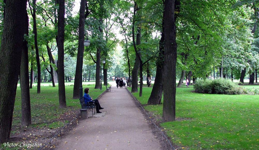 In der Mikhailovsky Garten.