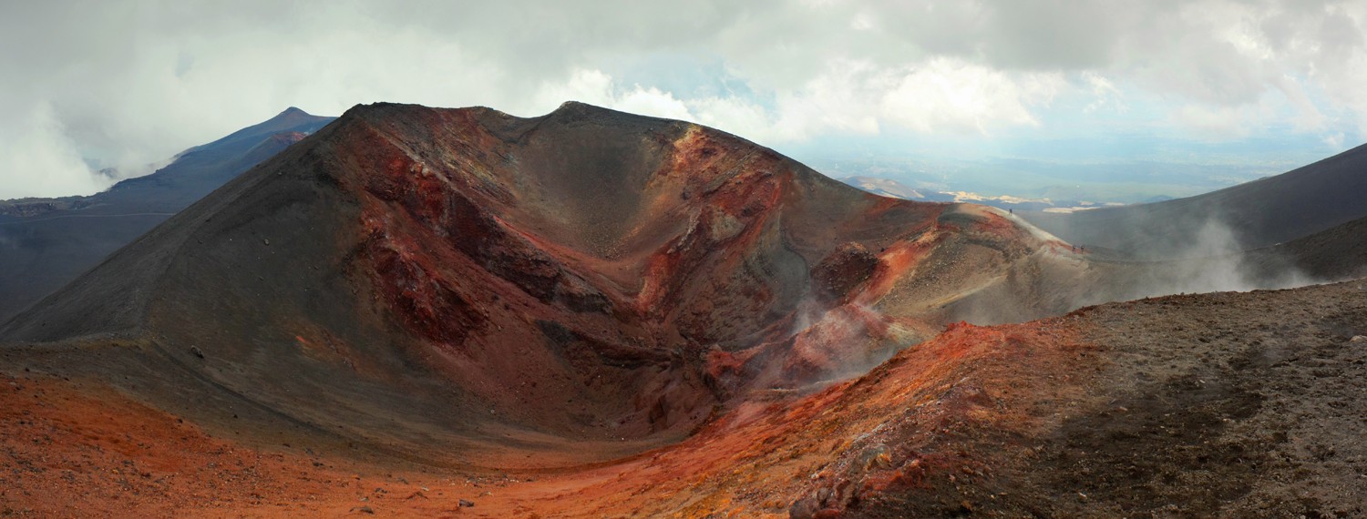 Der Krater des Ätna