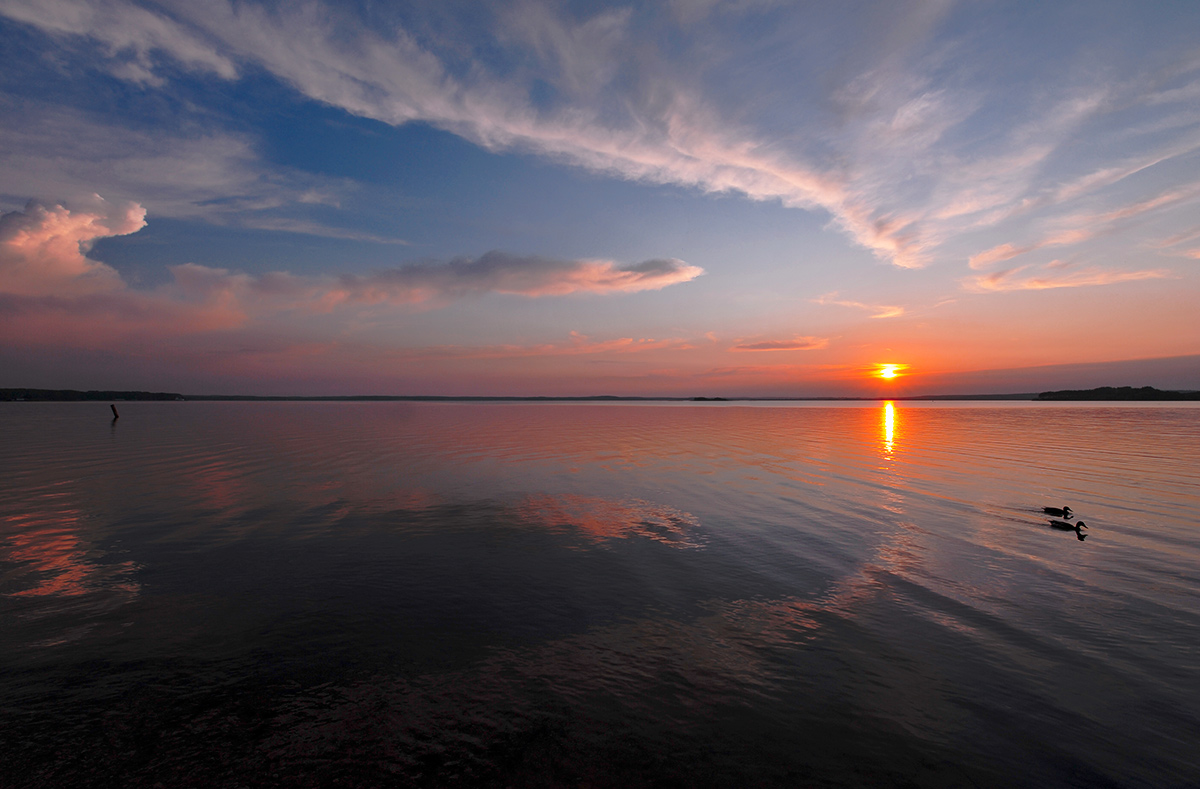 Sonnenuntergang für zwei