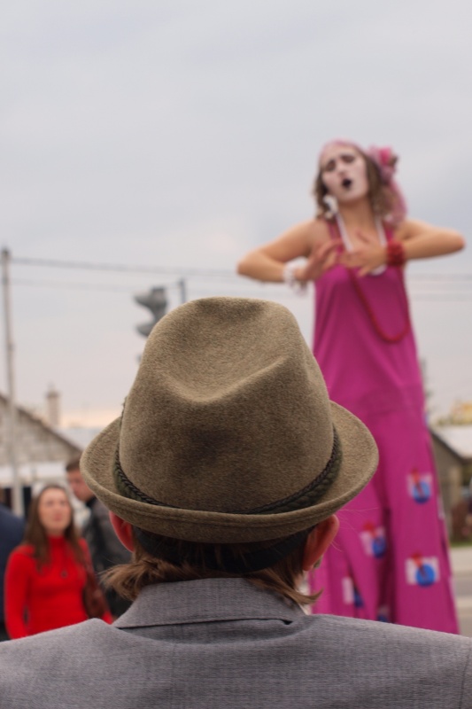 Day Straße Podgorodskoy in Brest