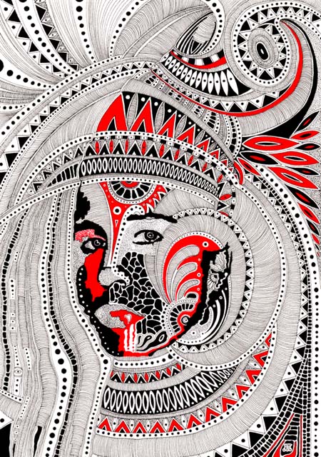 Porträt von Olga Bielska