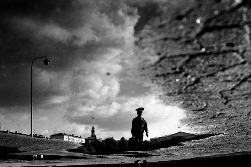 ... Peeping die Arbeit der Palast des Generalstabs.