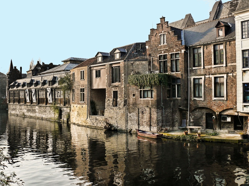 Spaziergänge im Frühjahr Gent