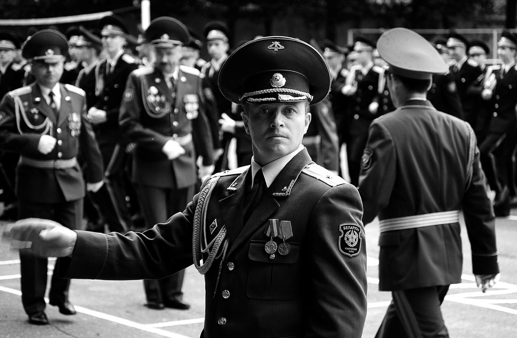 Und der Dirigent auf dem Deck ...