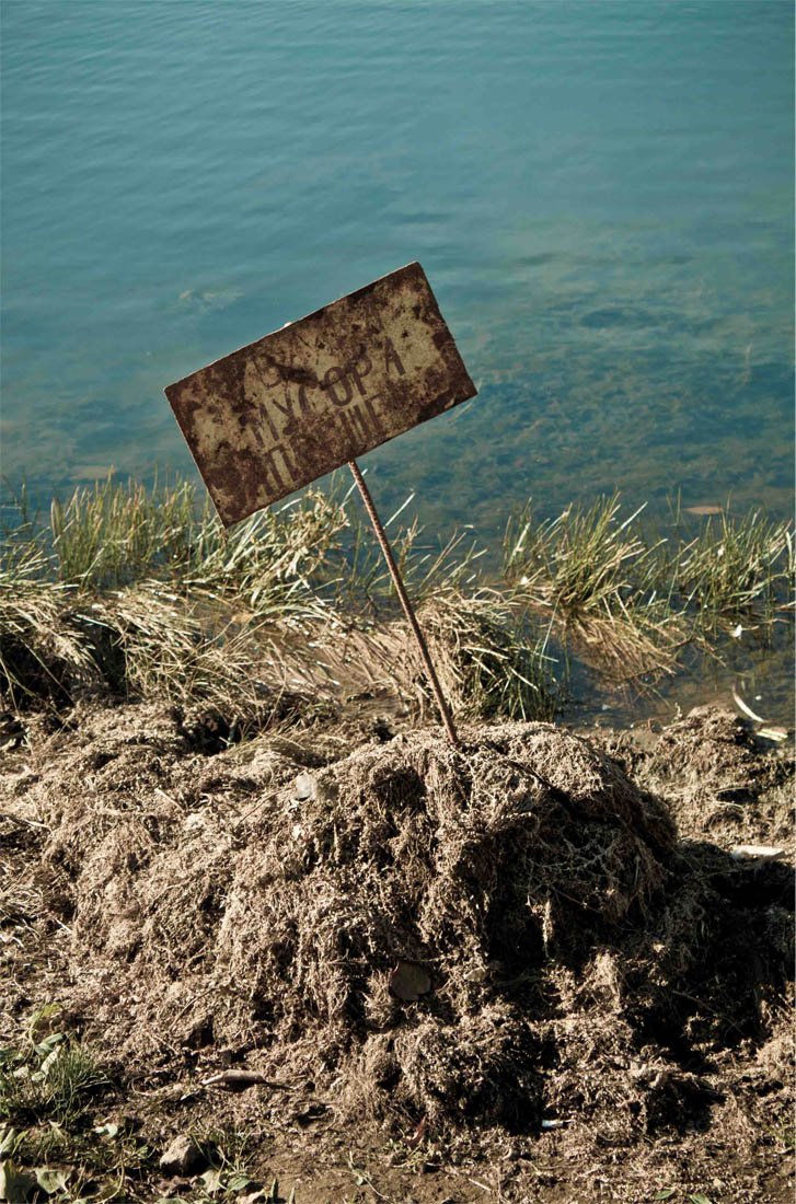 "Wegwerfen von Abfall ist verboten"