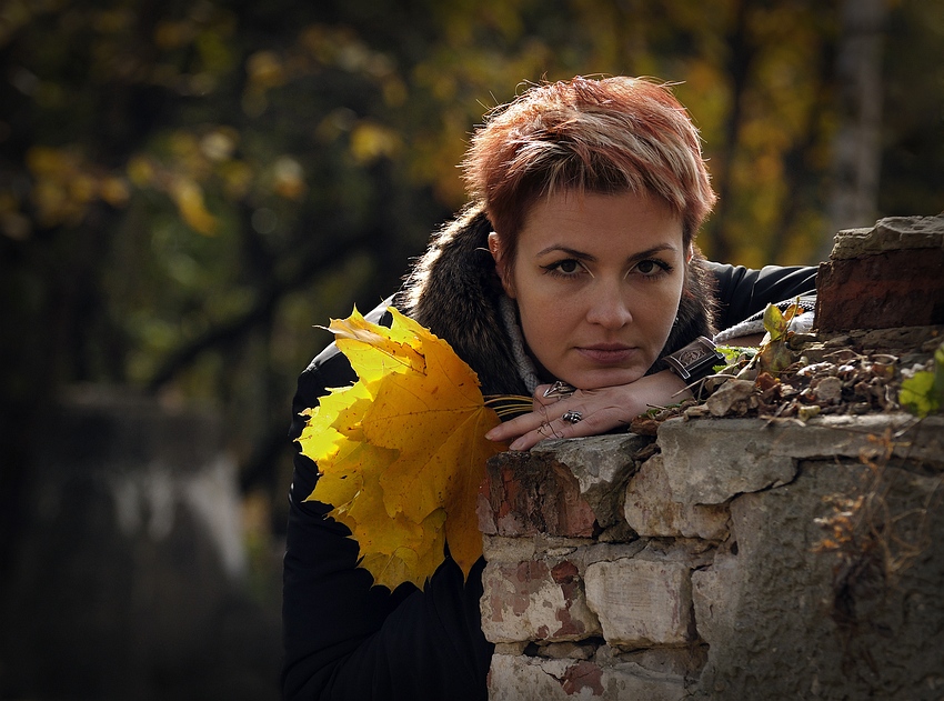 Porträt eines Mädchens ...