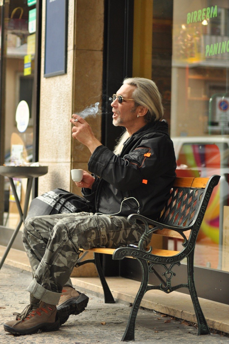 Gespräch bei einer Tasse Kaffee