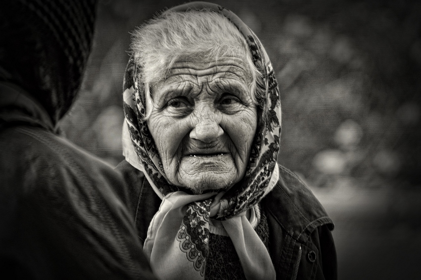 Ganzes Leben hinter ...