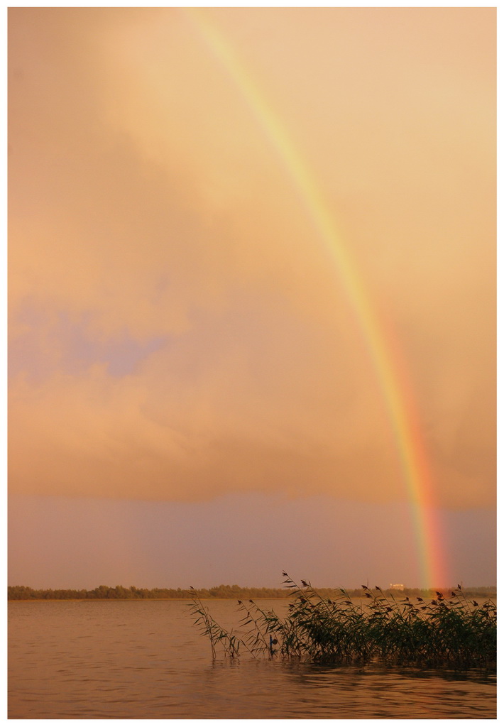 Regenbogen über Losvido