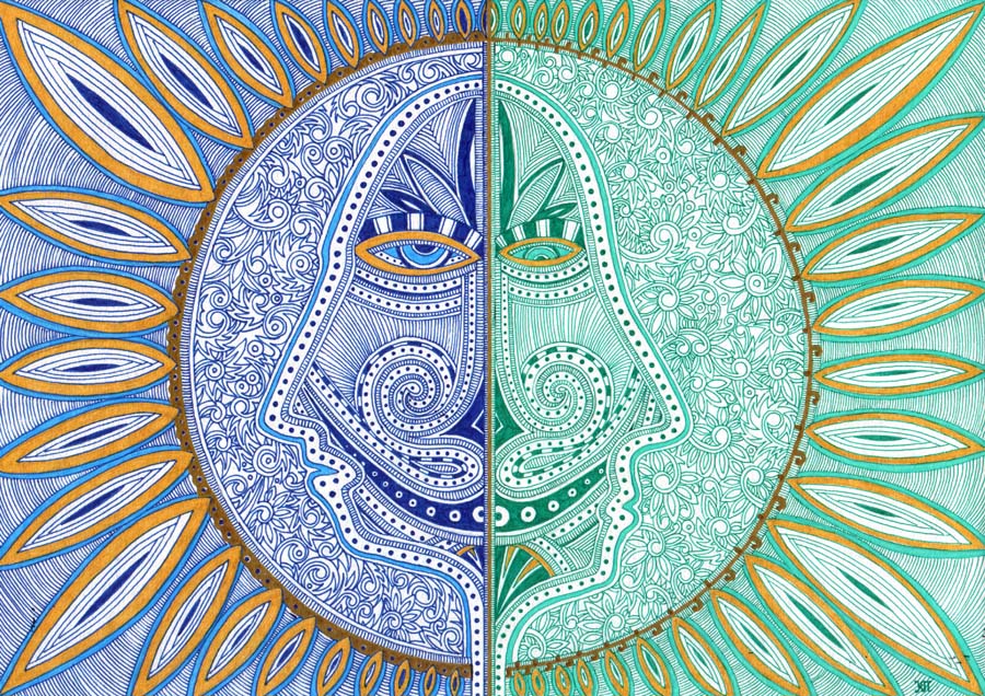 Postkarte für die Hochzeit