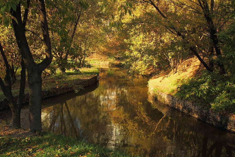 In einer ruhigen Gegend