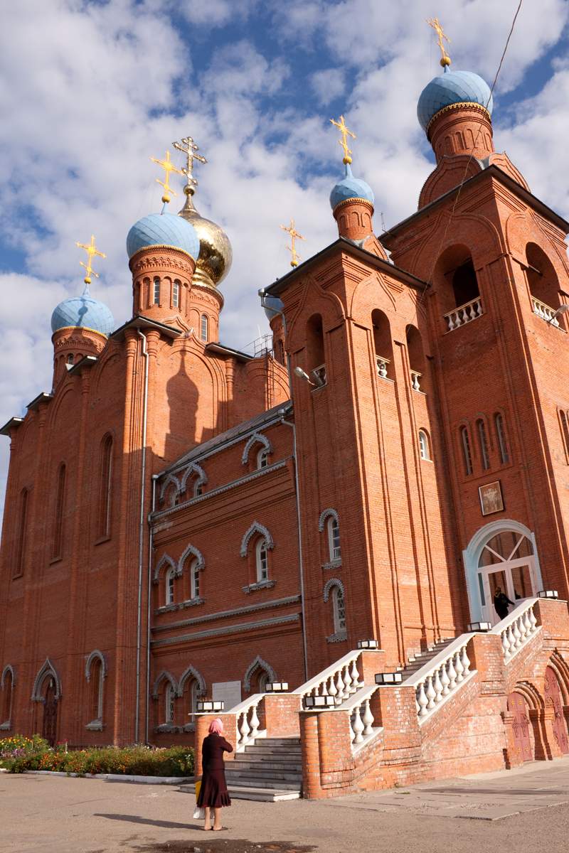 Believer in der Kirche.