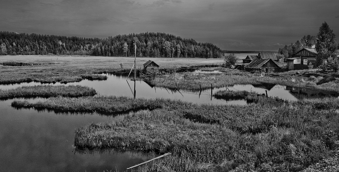 Karelischen Dorf