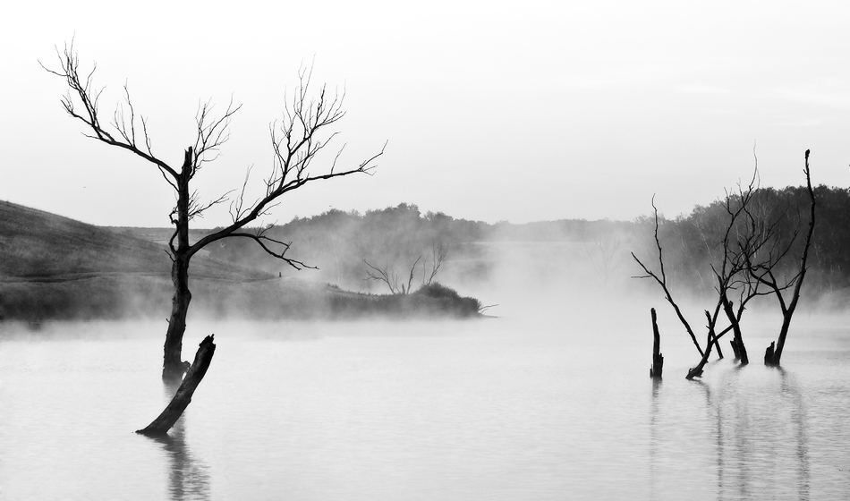 Grafik nebligen Morgen