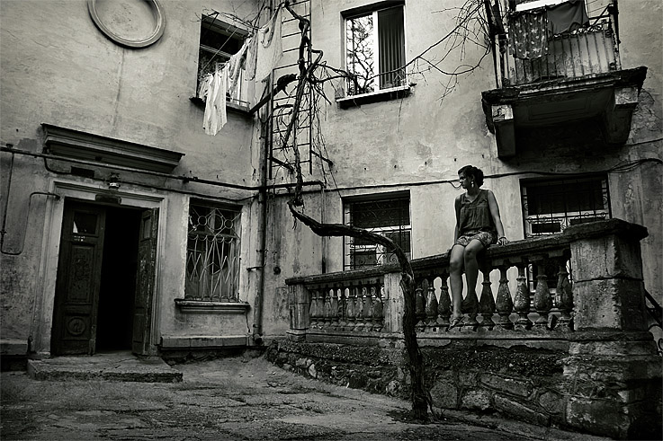 Aus einer Serie von Höfen Sewastopol