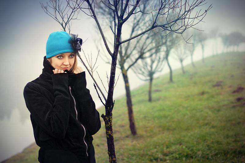 On the Dusk Lake shore
