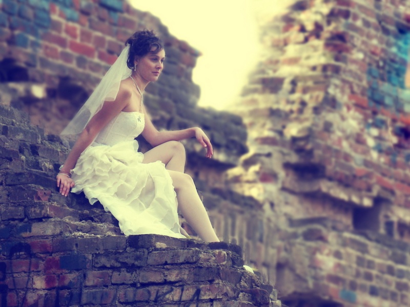 Ein neues Leben vor dem Hintergrund der Ruinen