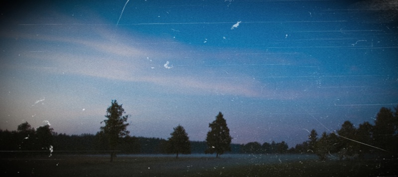 Der Nebel außerhalb des Dorfes ...