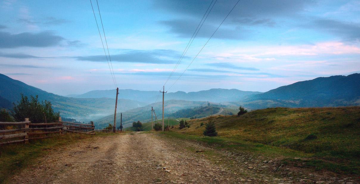 Auf der Heizung nach Sonnenuntergang
