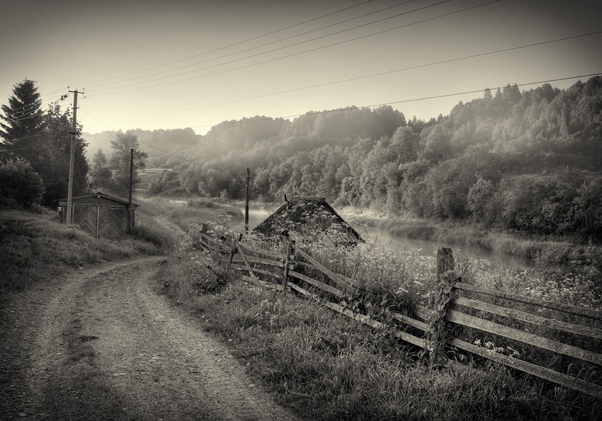Landschaft im ländlichen Raum.