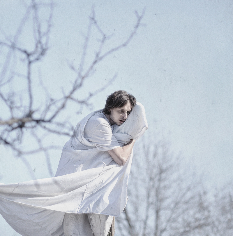 Traum von weißen Raben.