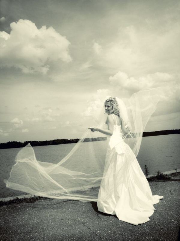 Himmel, Meer, Schleier ....