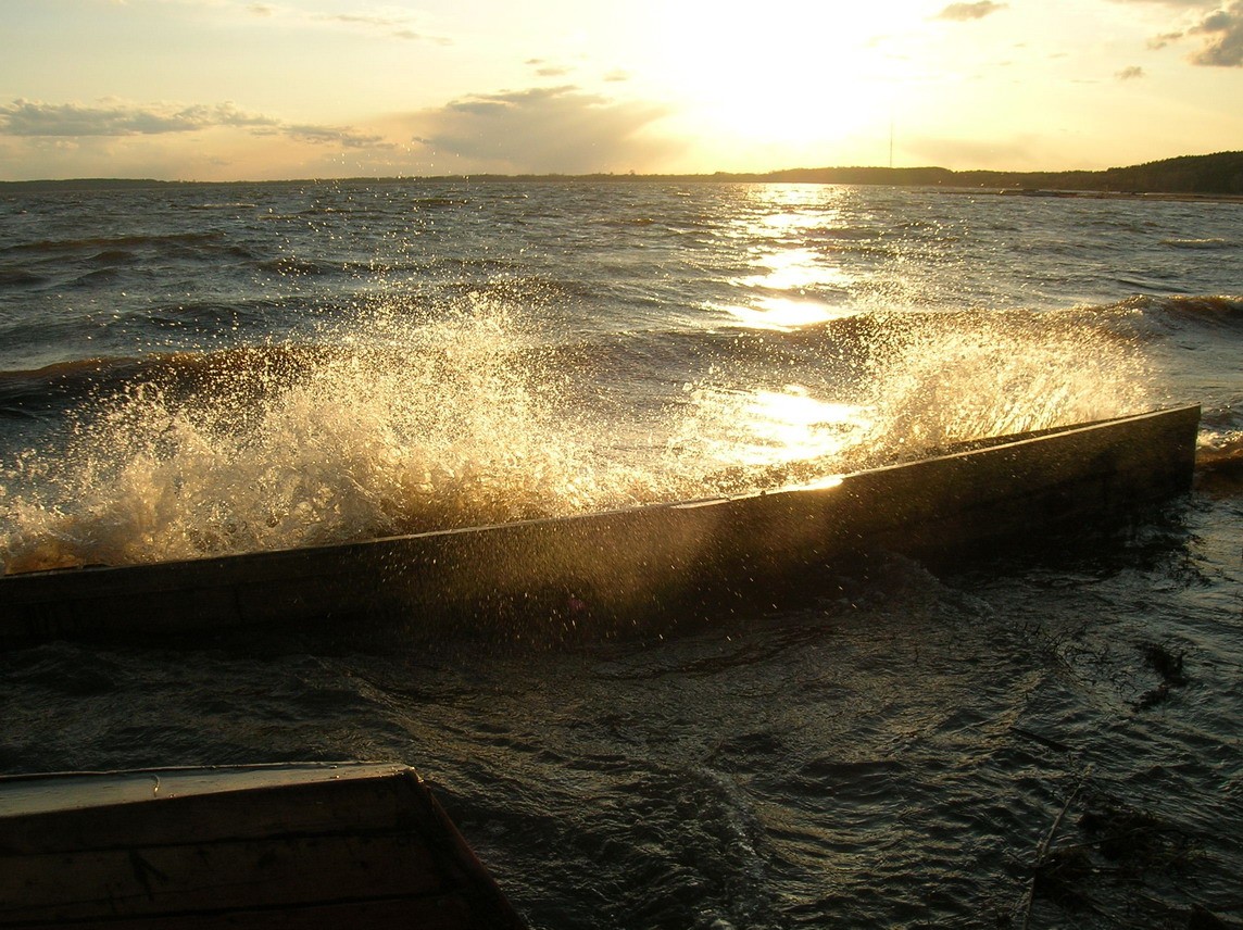 Gold Spray Sonnenuntergang