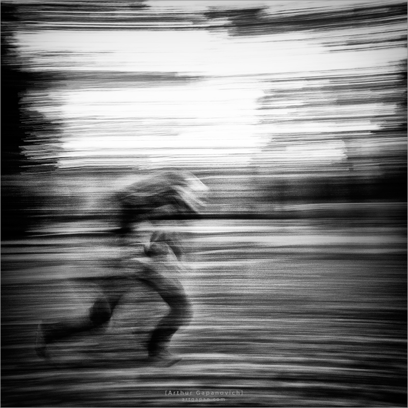 [ I'm running away from the rain ... ]