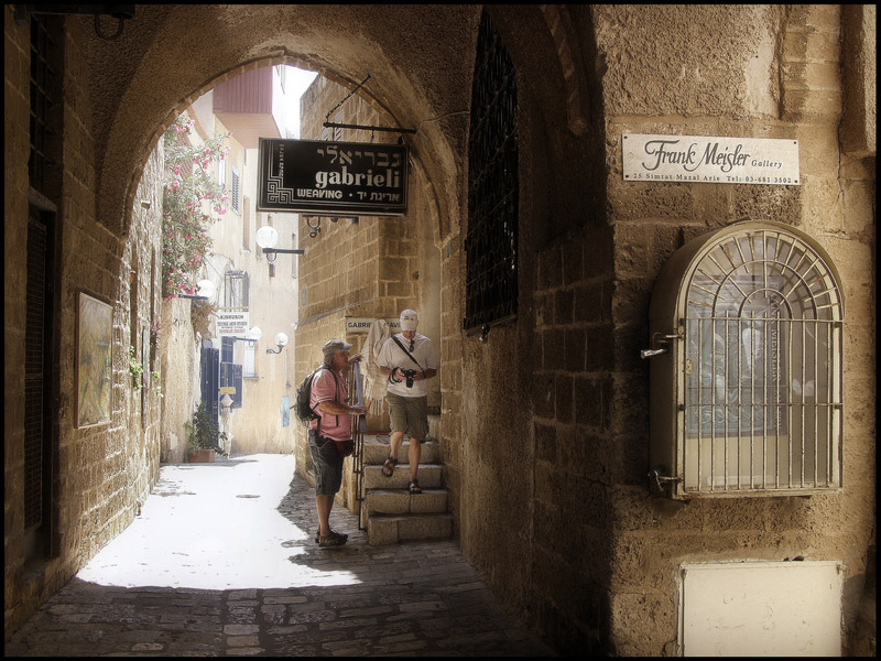 zwei auf der Veranda