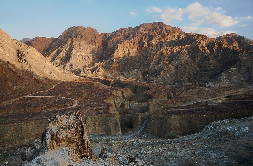 Die Falten der Berge