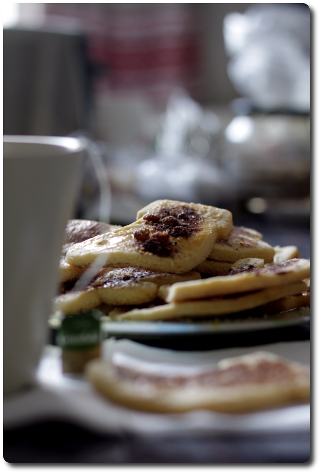 Cookies mit Rosinen und Zimt