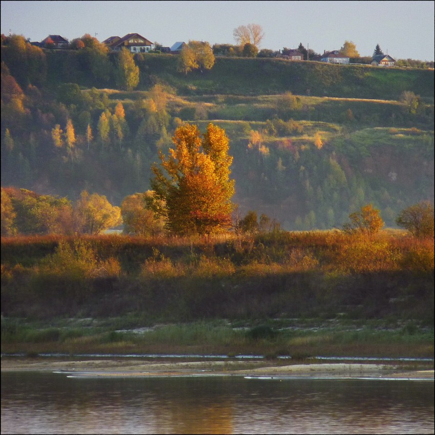 Sonnenuntergang auf dem Auge.