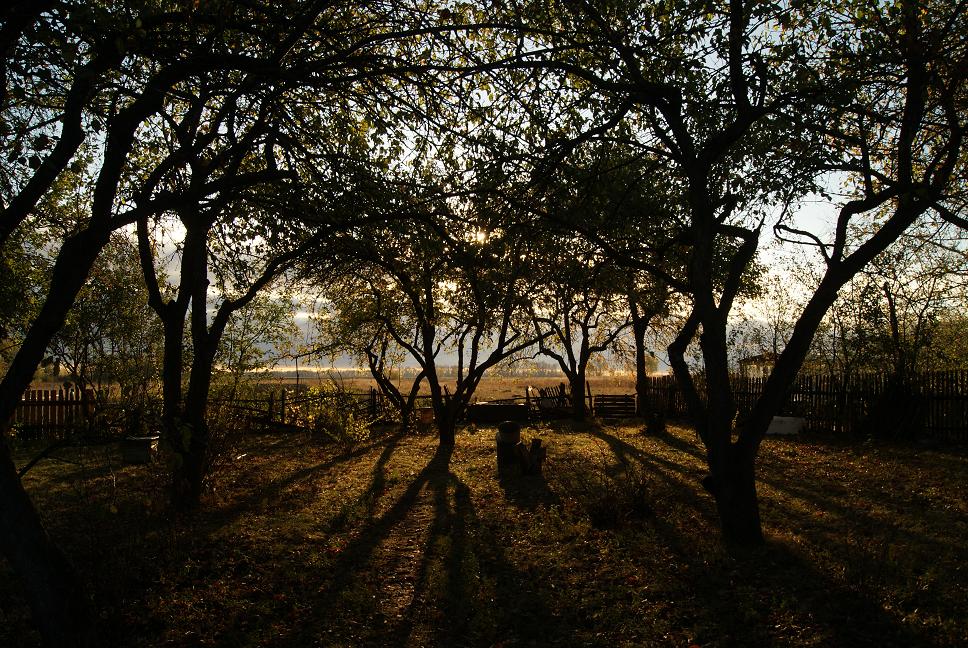 Die Oktober-Sonnenaufgang