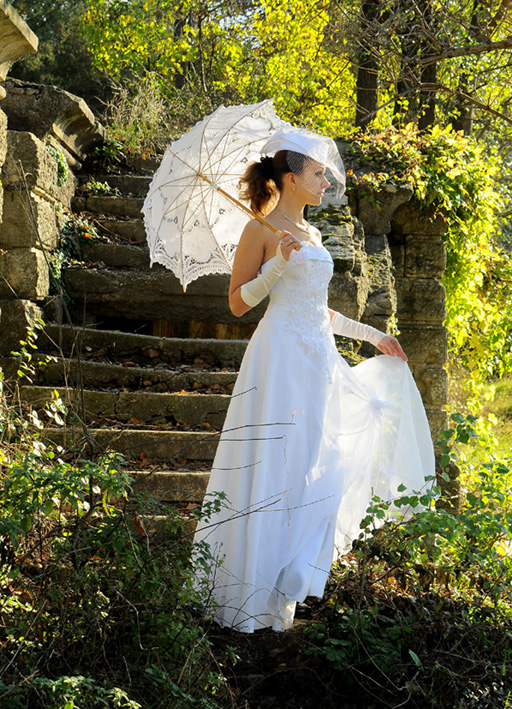 Krim im November, der alte Park.