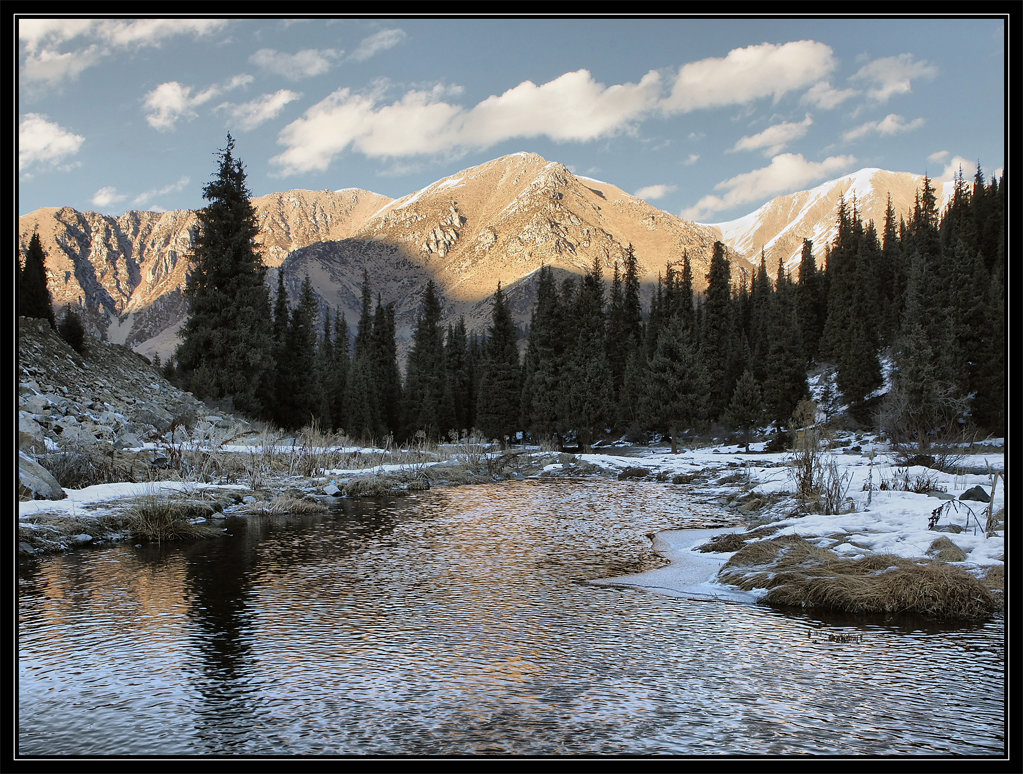 in den Bergen von Trans-Alatau