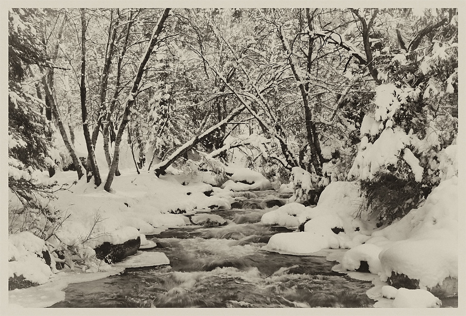 Winter auf dem Fluss