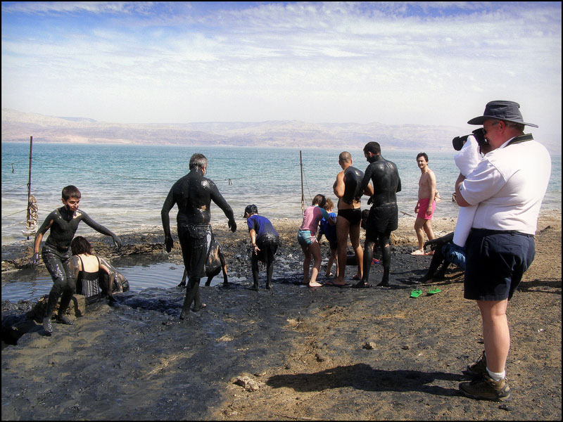 Männer in schwarzen