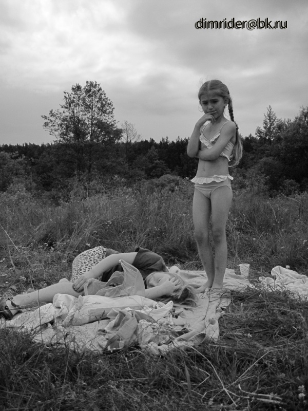 verträumte Mädchen