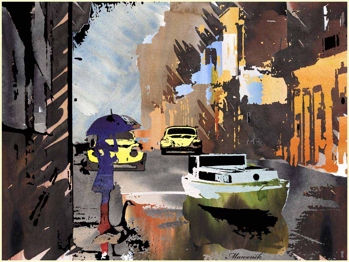 Spaziergang entlang des Flusses