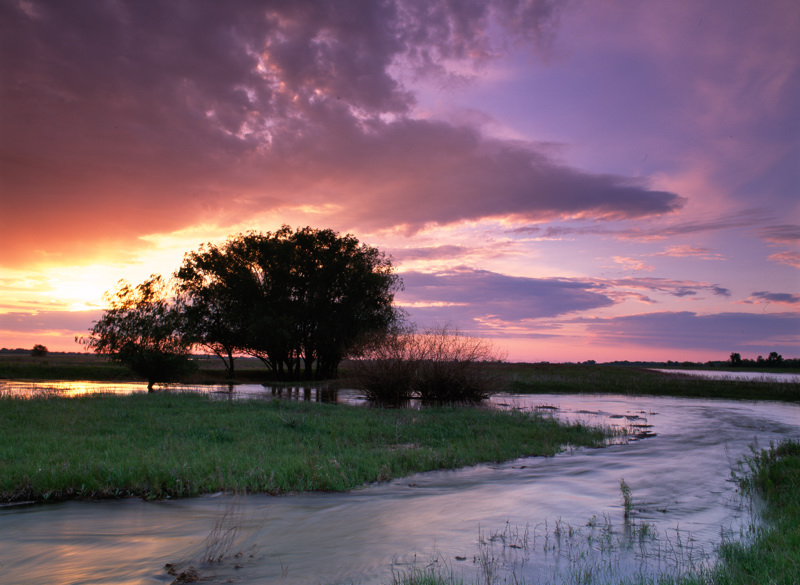 Abends, Verschütten